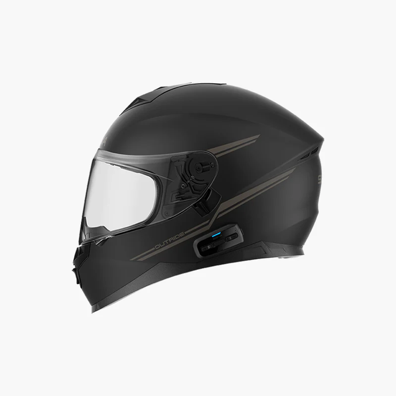 Outride, Full Face Motorcycle Helmet with Bluetooth Intercom - Image 3