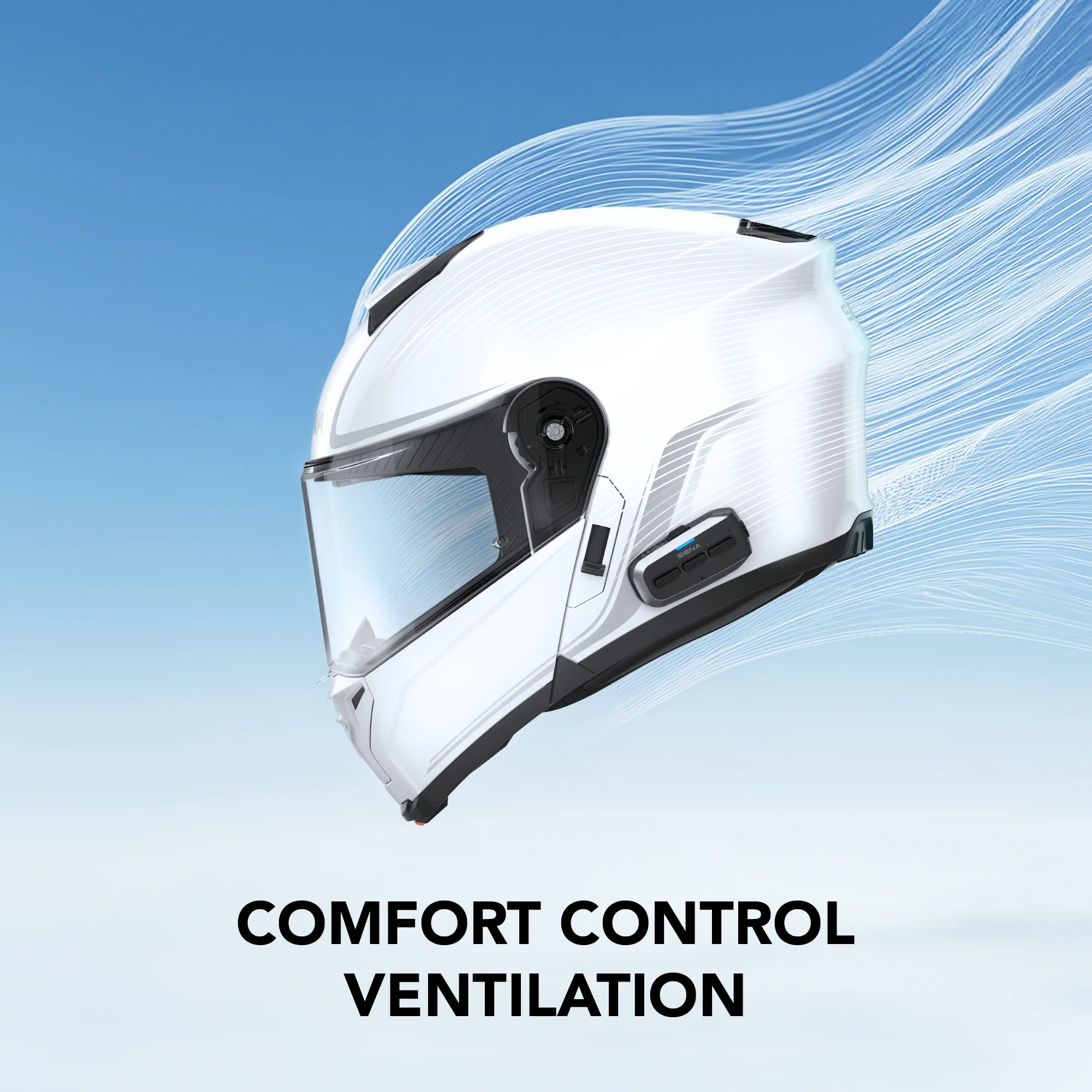 OUTRUSH 2 Modular Smart Motorcycle Helmet with Mesh Intercom Communication, ECE 22.06 - Image 8