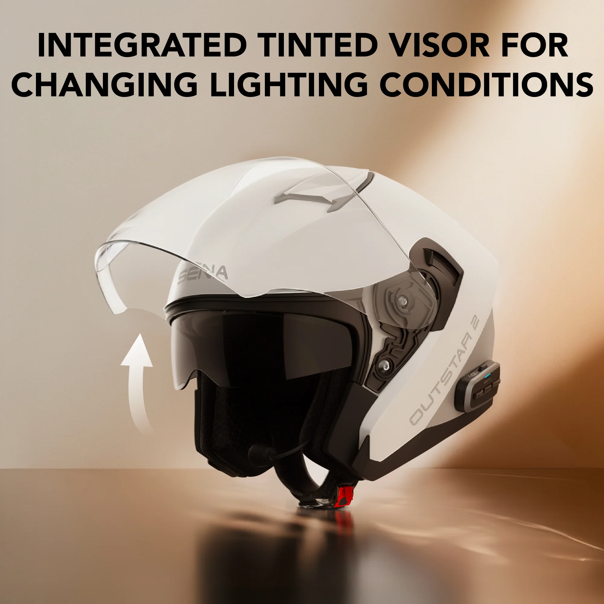 OUTSTAR 2 Open-Face Smart Communication Helmet for Daily Use - Image 6