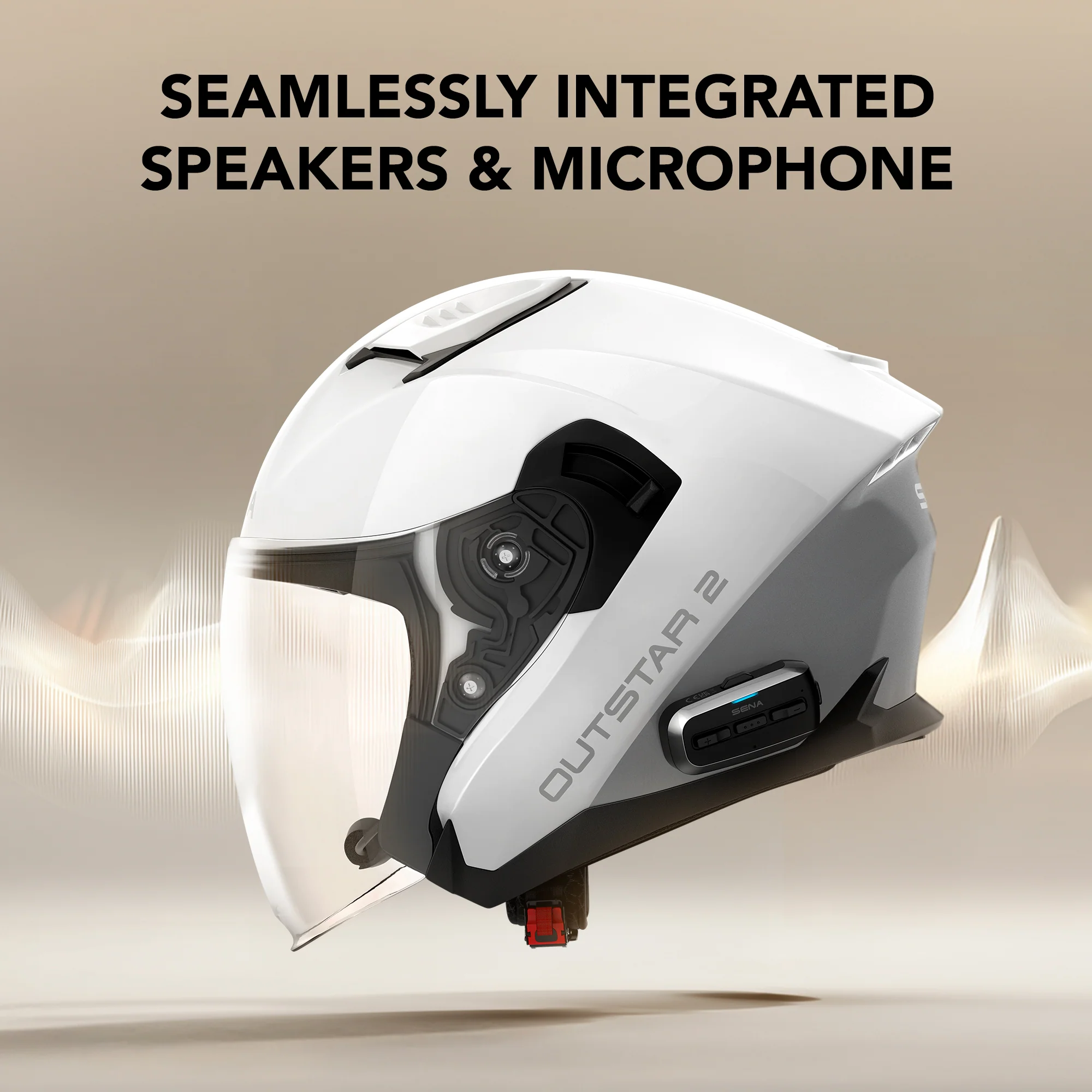 OUTSTAR 2 Open-Face Smart Communication Helmet for Daily Use - Image 7