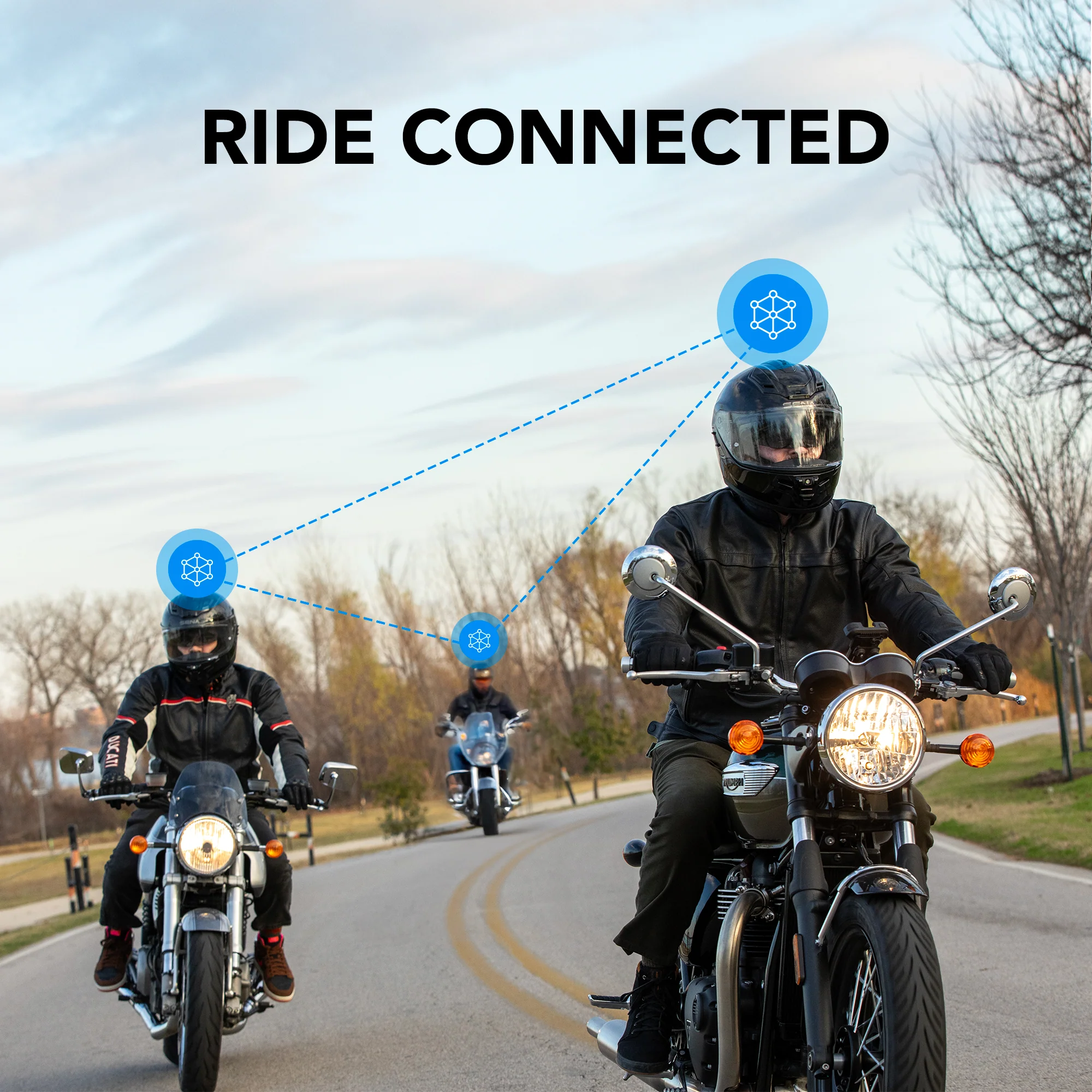 Phantom Full Face Motorcycle Helmet with Mesh Intercom - Image 11