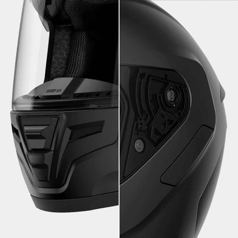 PHANTOM UNPLUGGED Full-face Premium Motorcycle Helmet with Fiberglass Composite Shell - Image 3