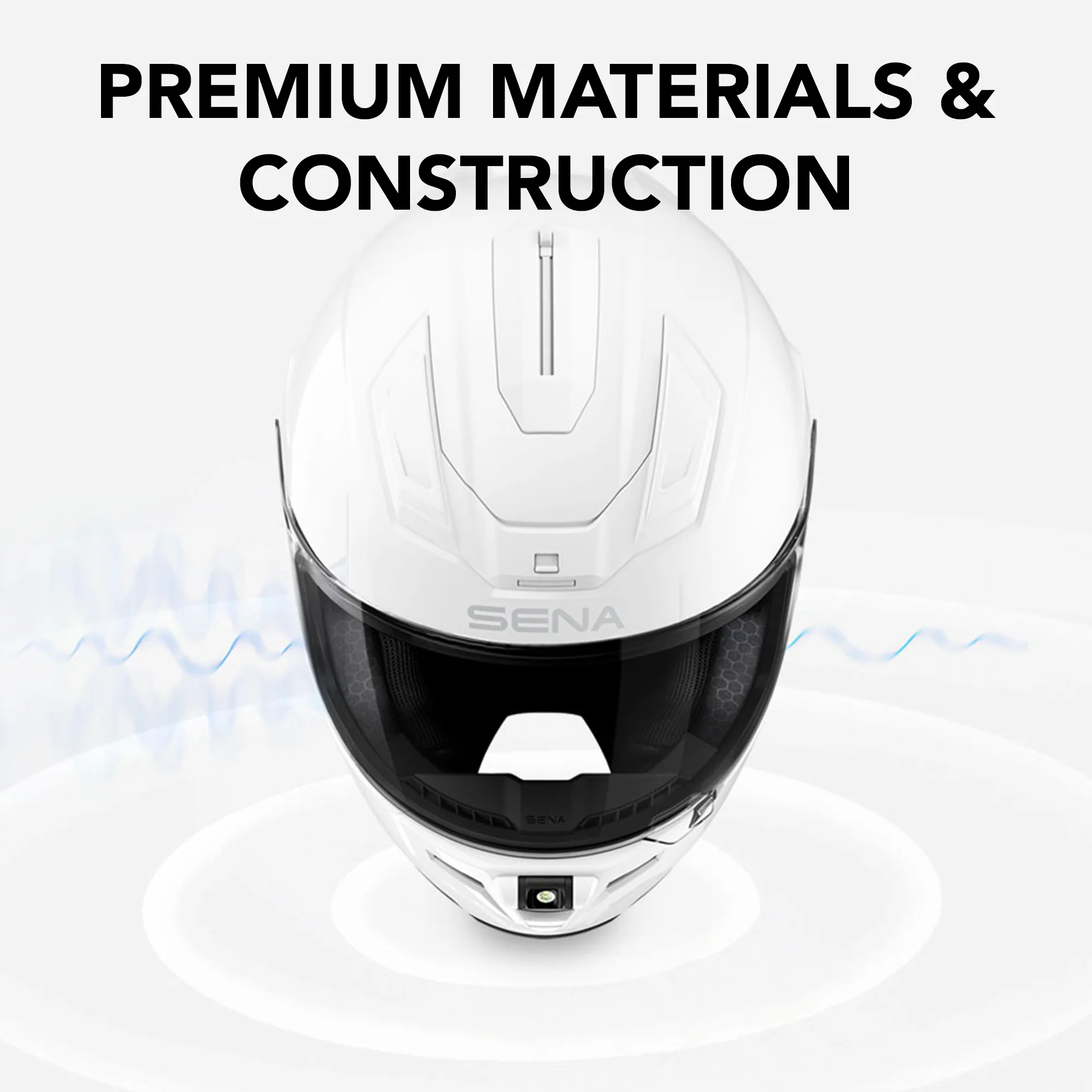PHANTOM XB Full-face Motorcycle Helmet with Integrated Communiation System Featuring Extreme Bass - Image 7